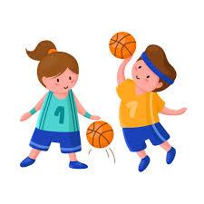 Basketball Boy and Girl